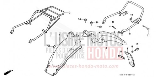 REAR FENDER CM125CR de 1994